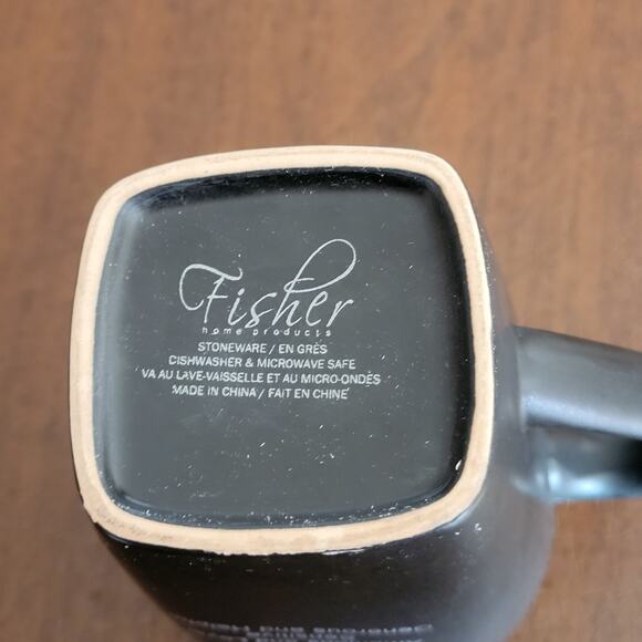 Fisher Stoneware Collectible Astrology Zodiac Mug Coffee Tea Leo Green Lion - Picture 7 of 7